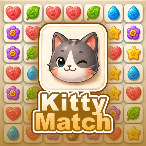 Kitty Match 3 puzzle game