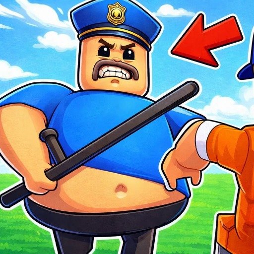 Obby - Escape Barry's jail parkour
